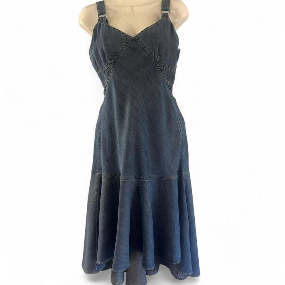 Armani-exchange Women's Blue and Navy Dress